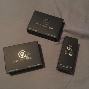 Magnetic eyelashes, magnetic lash cleanser